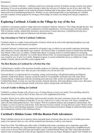 Discover the Wild Side of Carlsbad: Best Hiking Trails for Adventure Seekers