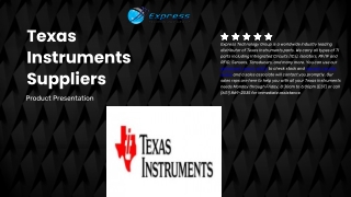 Texas Instruments Suppliers - Express Technology Group