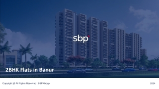 2BHK Flats in Banur