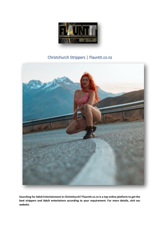 Christchurch Strippers | Flauntit.co.nz
