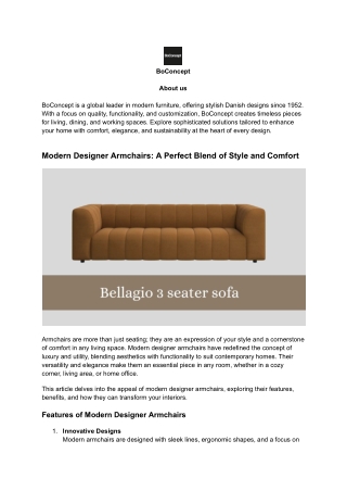 Modern Designer Armchairs (1)