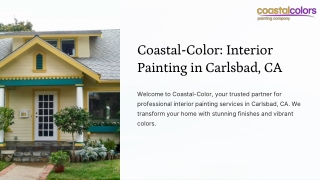 Expert Home Interior Painting Services in Carlsbad, CA | Coastal-Color