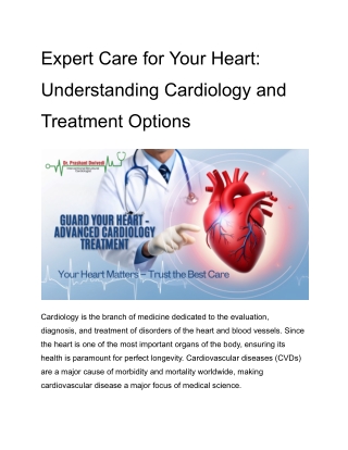 Expert Care for Your Heart_ Understanding Cardiology and Treatment Options