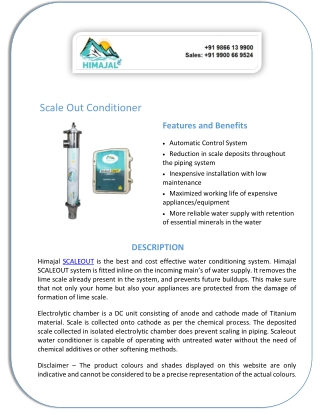 scale out conditioner-Himajal