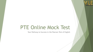 PTE Online Mock Test: Your Gateway to Success