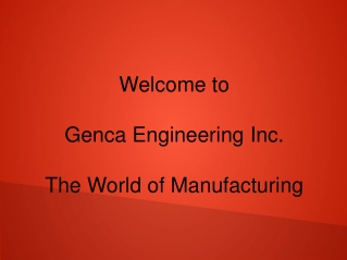 Genca Engineering Inc.