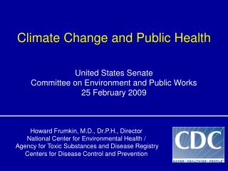 Climate Change and Public Health