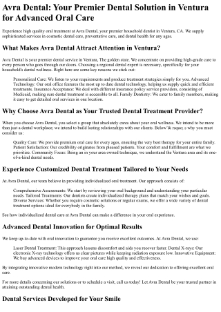 Avra Dental