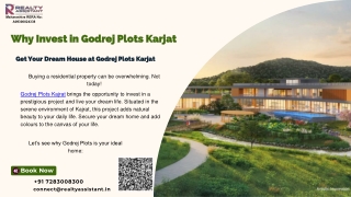 Why Invest in Godrej Plots Karjat