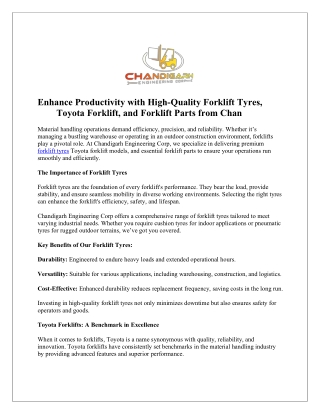 CES Lift: Top Electric Forklift Trucks for Efficient and Eco-Friendly Operation