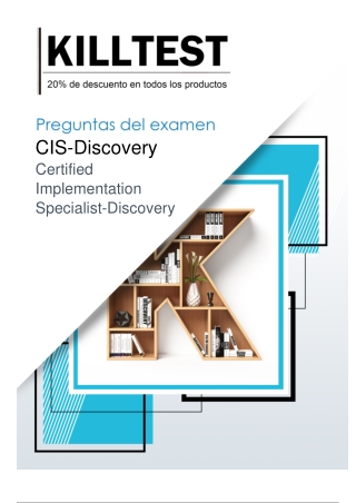 Las Mejores Preguntas del Examen CIS-Discovery-Prepárese para Aprobar su Examen