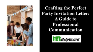 party invitation letter