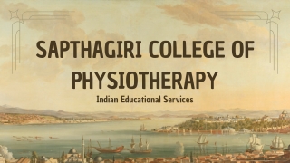 Sapthagiri College of Physiotherapy Bangalore