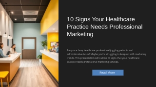10 Signs Your Healthcare Practice Needs Professional Marketing Services - Medshouter