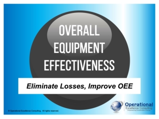 Overall Equipment Effectiveness (OEE)