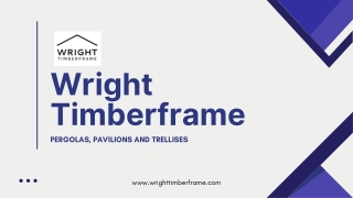 Timber Frame Trellis | Wright Timberframe