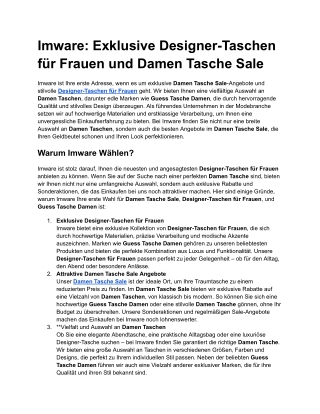 Imware_ Exklusive Designer-Taschen für Frauen und Damen Tasche Sale (1)