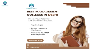 Top MBA Colleges in Delhi with Career Critics