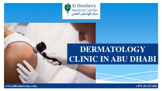 DERMATOLOGY CLINIC IN ABU DHABI