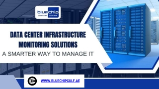 Data Center Infrastructure Monitoring Solutions A Smarter Way to Manage IT