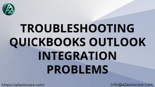 Troubleshooting QuickBooks Outlook Integration Problems