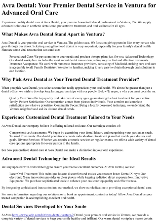 Avra Dental