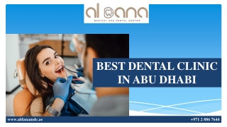 BEST DENTAL CLINIC IN ABU DHABI