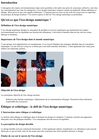 Éthique et esthétique : le défi de l’éco-design numérique