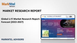 Global Li-Fi Market Research Report: Forecast (2022-2027)