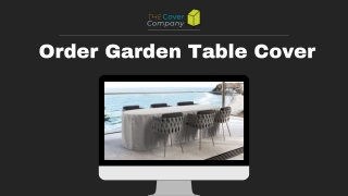 Order Garden Table Cover | The Cover Company UK