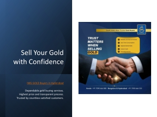 Why IMG GOLD Buyers in Hyderabad is the Right Choice