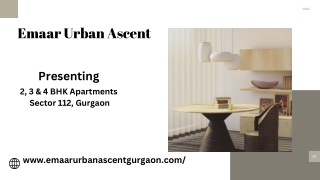 Emaar Urban Ascent E-Brochure