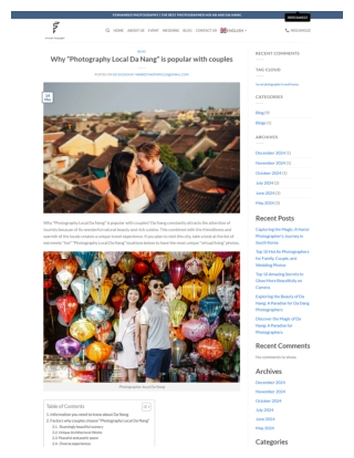 Photography Local Da Nang” is popular with couples - fernandesphotography.vn