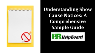 show cause notice sample