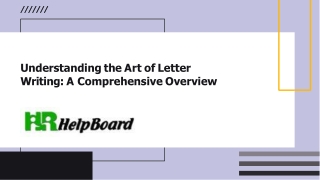 what is letter writing