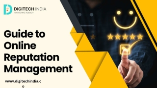 Online Reputation Management-A Comprehensive Guide