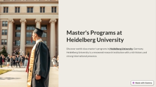 Heidelberg University Germany​