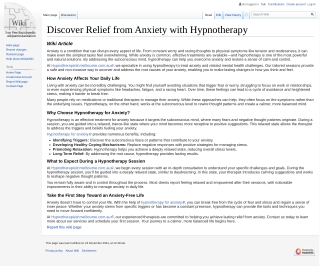 Discover Relief from Anxiety with Hypnotherapy