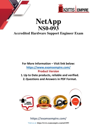 NS0-093 Questions and Answers pdf dumps