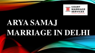 Arya Samaj Marriage in Delhi