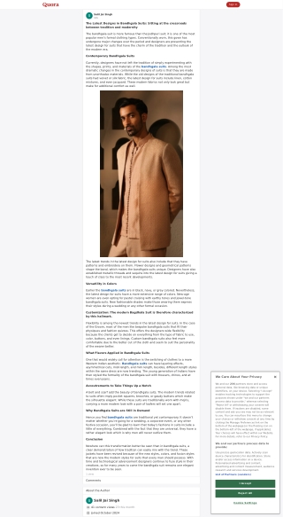 Latest Designs in Bandhgala Suits