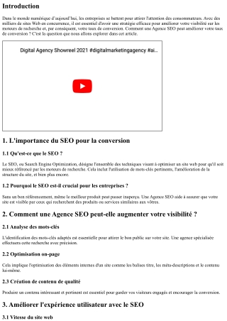 Comment une Agence SEO peut améliorer votre taux de conversion ?