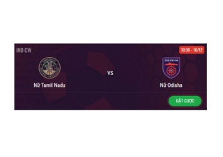 Trực tiếp Nữ Tamil Nadu vs Nữ Odisha 10:30, ngày 16/12/2024