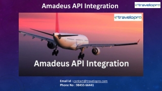 Amadeus API Integration