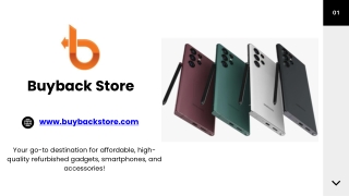 Discover Top-Quality Refurbished Tech at BuyBackStore: Affordable, Reliable, and Thoroughly Tested!