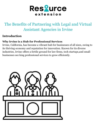 _ The Benefits of Partnering with Legal and Virtual Assistant Agencies in Irvine