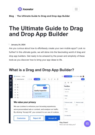 The Ultimate Guide to Drag and Drop App Builder