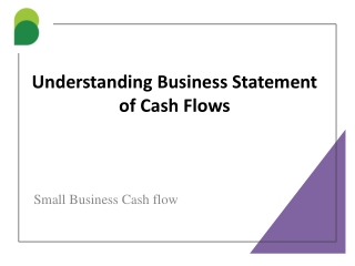 Understanding Business Statement of Cash Flows