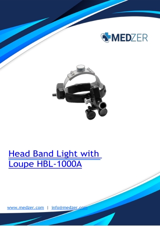 Head Band Light with Loupe HBL-1000A