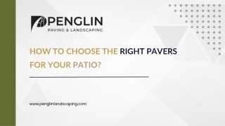 How to Choose the Right Pavers for Your Patio?